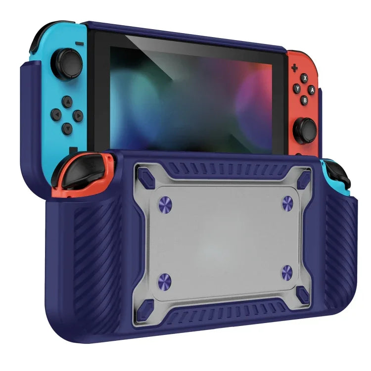 حافظة واقية من TPU+PC لجهاز تحكم الألعاب لجهاز Switch OLED