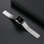 سوار ساعة من الفولاذ المغناطيسي لسلسلة Apple Watch، 7 مقاس 41مم / 6&SE&5&4 مقاس 40مم / 3&2&1 مقاس 38مم، 7 مقاس 45مم / 6&SE&5&4 مقاس 44مم / 3&2&1 مقاس 42مم