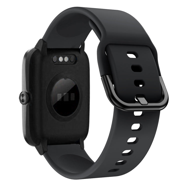 19mm Electroplating Buckle Silicone Watch Band, For ID205 / Willful SW021
