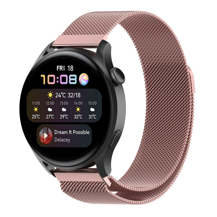 Milan Steel Watch Band, For Huawei Watch GT 3 Pro 43mm, For Huawei Watch GT 3 Pro 46mm