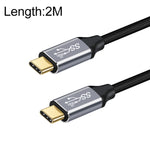 كابل شحن ونقل بيانات USB-C / Type-C ذكر إلى ذكر بسرعة 10Gbps، أطوال 50 سم، 1 م، 1.5 م، 2 م