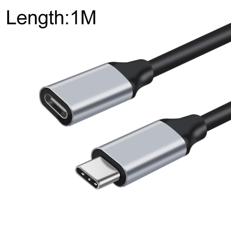 كابل تمديد شحن ونقل بيانات USB-C / Type-C ذكر إلى أنثى بسرعة 10Gbps، أطوال 25 سم، 50 سم، 1 م، 2 م