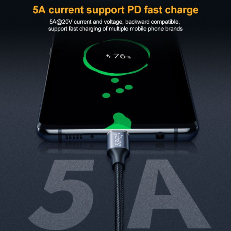 كابل تمديد شحن ونقل بيانات USB-C / Type-C ذكر إلى أنثى بسرعة 10Gbps، أطوال 25 سم، 50 سم، 1 م، 2 م