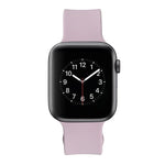 سوار ساعة من السيليكون مع إبزيم مربع لسلسلة Apple Watch، 7 مقاس 41مم / 6&SE&5&4 مقاس 40مم / 3&2&1 مقاس 38مم، 7 مقاس 45مم / 6&SE&5&4 مقاس 44مم / 3&2&1 مقاس 42مم