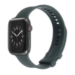 سوار ساعة من السيليكون مع إبزيم مربع لسلسلة Apple Watch، 7 مقاس 41مم / 6&SE&5&4 مقاس 40مم / 3&2&1 مقاس 38مم، 7 مقاس 45مم / 6&SE&5&4 مقاس 44مم / 3&2&1 مقاس 42مم