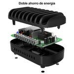 محطة شحن USB من ORICO DUK-10P-DX بقدرة 120 واط 5 فولت 2.4 أمبير مع 10 منافذ، قابس أسترالي، قابس أوروبي، قابس أمريكي، قابس بريطاني