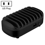 محطة شحن USB من ORICO DUK-10P-DX بقدرة 120 واط 5 فولت 2.4 أمبير مع 10 منافذ، قابس أسترالي، قابس أوروبي، قابس أمريكي، قابس بريطاني