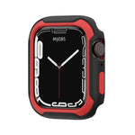 غطاء ساعة قابل للفصل بلونين لسلسلة Apple Watch، 7 مقاس 41مم / 6&SE&5&4 مقاس 40مم، 7 مقاس 45مم / 6&SE&5&4 مقاس 44مم