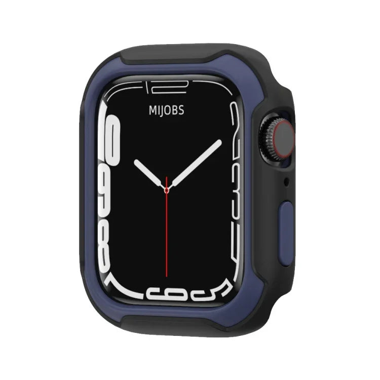 غطاء ساعة قابل للفصل بلونين لسلسلة Apple Watch، 7 مقاس 41مم / 6&SE&5&4 مقاس 40مم، 7 مقاس 45مم / 6&SE&5&4 مقاس 44مم