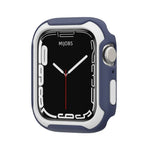 غطاء ساعة قابل للفصل بلونين لسلسلة Apple Watch، 7 مقاس 41مم / 6&SE&5&4 مقاس 40مم، 7 مقاس 45مم / 6&SE&5&4 مقاس 44مم