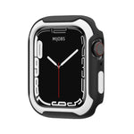 غطاء ساعة قابل للفصل بلونين لسلسلة Apple Watch، 7 مقاس 41مم / 6&SE&5&4 مقاس 40مم، 7 مقاس 45مم / 6&SE&5&4 مقاس 44مم