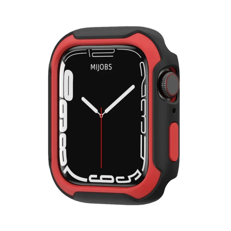 غطاء ساعة قابل للفصل بلونين لسلسلة Apple Watch، 7 مقاس 41مم / 6&SE&5&4 مقاس 40مم، 7 مقاس 45مم / 6&SE&5&4 مقاس 44مم