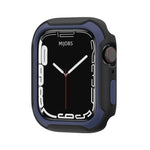 غطاء ساعة قابل للفصل بلونين لسلسلة Apple Watch، 7 مقاس 41مم / 6&SE&5&4 مقاس 40مم، 7 مقاس 45مم / 6&SE&5&4 مقاس 44مم