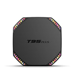 جهاز تلفاز ذكي T95 Plus RK3566 مع واي فاي مزدوج وبلوتوث، 4 جيجابايت + 32 جيجابايت، 8 جيجابايت + 64 جيجابايت، 8 جيجابايت + 128 جيجابايت