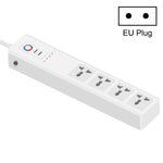 شريط طاقة ذكي متعدد الاستخدامات SM-SO306-M بأربع فتحات + منفذي USB، ZigBee 10A، ZigBee 16A، واي فاي 10A، واي فاي 16A