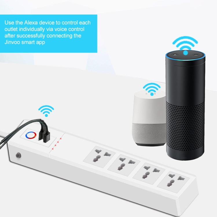 شريط طاقة ذكي متعدد الاستخدامات SM-SO306-M بأربع فتحات + منفذي USB، ZigBee 10A، ZigBee 16A، واي فاي 10A، واي فاي 16A