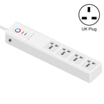 شريط طاقة ذكي متعدد الاستخدامات SM-SO306-M بأربع فتحات + منفذي USB، ZigBee 10A، ZigBee 16A، واي فاي 10A، واي فاي 16A