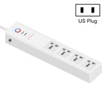 شريط طاقة ذكي متعدد الاستخدامات SM-SO306-M بأربع فتحات + منفذي USB، ZigBee 10A، ZigBee 16A، واي فاي 10A، واي فاي 16A