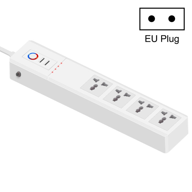 شريط طاقة ذكي متعدد الاستخدامات SM-SO306-M بأربع فتحات + منفذي USB، ZigBee 10A، ZigBee 16A، واي فاي 10A، واي فاي 16A