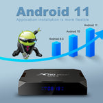 جهاز تلفاز ذكي H96 Max+ Ultra بمعالج Amlogic S905X4، 4 جيجابايت + 32 جيجابايت، بدقة 8K، أندرويد 11.0، قابس المملكة المتحدة، قابس الولايات المتحدة، قابس الاتحاد الأوروبي، قابس أستراليا