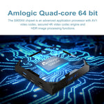 جهاز تلفاز ذكي H96 Max+ Ultra بمعالج Amlogic S905X4، 4 جيجابايت + 64 جيجابايت، بدقة 8K، أندرويد 11.0، قابس أستراليا، قابس الاتحاد الأوروبي، قابس الولايات المتحدة، قابس المملكة المتحدة