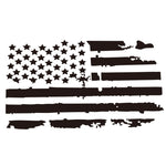 D-778 American Flag Pattern Car Modified Decorative Sticker, D-778