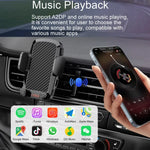 مشغل MP3 للسيارة C1 مع بلوتوث 5.0 ومرسل FM وحامل هاتف لمخرج الهواء، C1