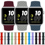 سوار ساعة بنسيج منسوج لسلسلة Apple Watch، 7 مقاس 45مم / 6&SE&5&4 مقاس 44مم / 3&2&1 مقاس 42مم، 7 مقاس 41مم / 6&SE&5&4 مقاس 40مم / 3&2&1 مقاس 38مم