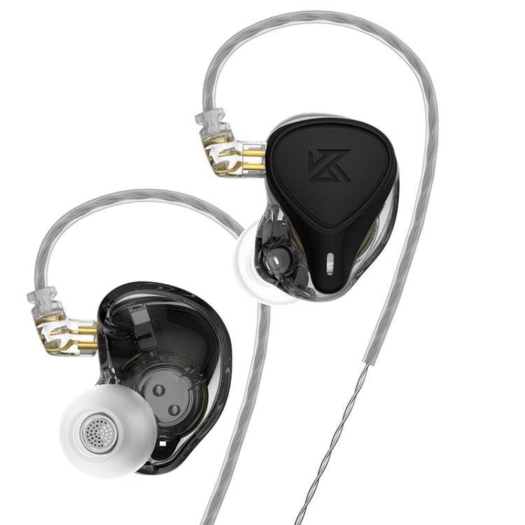 سماعات أذن داخل الأذن هجينة بملف كهربائي ساكن KZ-ZEX PRO، مع ميكروفون، بدون ميكروفون