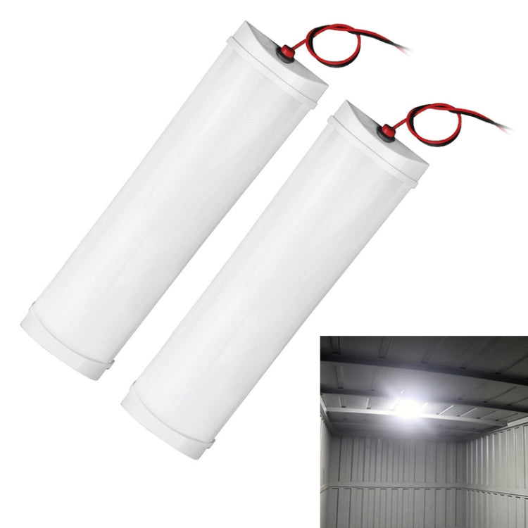 2 PCS ZS-3330 Truck LED Inside Reading Light Car Cabin Light Bar, DC12-80V, DC12V, DC24V