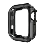 غطاء ساعة بإطار TPU، لسلسلة Apple Watch 9 / 8 / 7 مقاس 41مم، لسلسلة Apple Watch 9 / 8 / 7 مقاس 45مم، لسلسلة Apple Watch 6 & SE & 5 & 4 مقاس 44مم، لسلسلة Apple Watch 6 & SE & 5 & 4 مقاس 40مم، لسلسلة Apple Watch 3 & 2 & 1 مقاس 42مم
