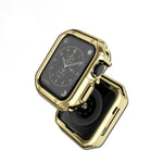 غطاء ساعة بإطار TPU، لسلسلة Apple Watch 9 / 8 / 7 مقاس 41مم، لسلسلة Apple Watch 9 / 8 / 7 مقاس 45مم، لسلسلة Apple Watch 6 & SE & 5 & 4 مقاس 44مم، لسلسلة Apple Watch 6 & SE & 5 & 4 مقاس 40مم، لسلسلة Apple Watch 3 & 2 & 1 مقاس 42مم