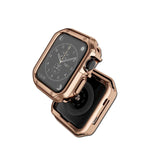 غطاء ساعة بإطار TPU، لسلسلة Apple Watch 9 / 8 / 7 مقاس 41مم، لسلسلة Apple Watch 9 / 8 / 7 مقاس 45مم، لسلسلة Apple Watch 6 & SE & 5 & 4 مقاس 44مم، لسلسلة Apple Watch 6 & SE & 5 & 4 مقاس 40مم، لسلسلة Apple Watch 3 & 2 & 1 مقاس 42مم