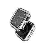 غطاء ساعة بإطار TPU، لسلسلة Apple Watch 9 / 8 / 7 مقاس 41مم، لسلسلة Apple Watch 9 / 8 / 7 مقاس 45مم، لسلسلة Apple Watch 6 & SE & 5 & 4 مقاس 44مم، لسلسلة Apple Watch 6 & SE & 5 & 4 مقاس 40مم، لسلسلة Apple Watch 3 & 2 & 1 مقاس 42مم