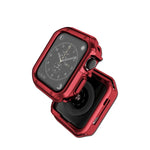 غطاء ساعة بإطار TPU، لسلسلة Apple Watch 9 / 8 / 7 مقاس 41مم، لسلسلة Apple Watch 9 / 8 / 7 مقاس 45مم، لسلسلة Apple Watch 6 & SE & 5 & 4 مقاس 44مم، لسلسلة Apple Watch 6 & SE & 5 & 4 مقاس 40مم، لسلسلة Apple Watch 3 & 2 & 1 مقاس 42مم
