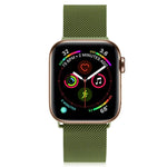 سوار ساعة ميلانيز من الفولاذ المقاوم للصدأ لسلسلة Apple Watch، 7 مقاس 45مم / 6&SE&5&4 مقاس 44مم / 3&2&1 مقاس 42مم، 7 مقاس 41مم / 6&SE&5&4 مقاس 40مم / 3&2&1 مقاس 38مم