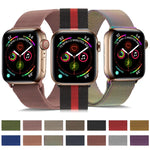 سوار ساعة ميلانيز من الفولاذ المقاوم للصدأ لسلسلة Apple Watch، 7 مقاس 45مم / 6&SE&5&4 مقاس 44مم / 3&2&1 مقاس 42مم، 7 مقاس 41مم / 6&SE&5&4 مقاس 40مم / 3&2&1 مقاس 38مم