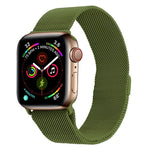 سوار ساعة ميلانيز من الفولاذ المقاوم للصدأ لسلسلة Apple Watch، 7 مقاس 45مم / 6&SE&5&4 مقاس 44مم / 3&2&1 مقاس 42مم، 7 مقاس 41مم / 6&SE&5&4 مقاس 40مم / 3&2&1 مقاس 38مم