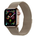سوار ساعة ميلانيز من الفولاذ المقاوم للصدأ لسلسلة Apple Watch، 7 مقاس 45مم / 6&SE&5&4 مقاس 44مم / 3&2&1 مقاس 42مم، 7 مقاس 41مم / 6&SE&5&4 مقاس 40مم / 3&2&1 مقاس 38مم