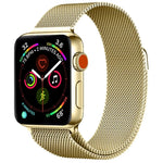سوار ساعة ميلانيز من الفولاذ المقاوم للصدأ لسلسلة Apple Watch، 7 مقاس 45مم / 6&SE&5&4 مقاس 44مم / 3&2&1 مقاس 42مم، 7 مقاس 41مم / 6&SE&5&4 مقاس 40مم / 3&2&1 مقاس 38مم