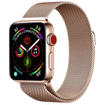 سوار ساعة ميلانيز من الفولاذ المقاوم للصدأ لسلسلة Apple Watch، 7 مقاس 45مم / 6&SE&5&4 مقاس 44مم / 3&2&1 مقاس 42مم، 7 مقاس 41مم / 6&SE&5&4 مقاس 40مم / 3&2&1 مقاس 38مم