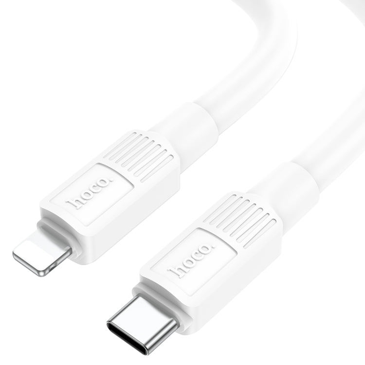 hoco X84 كابل شحن وبيانات صلب USB-C / Type-C إلى 8 دبابيس بقوة 20 واط، الطول: 1 متر