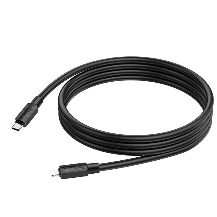 hoco X84 كابل شحن وبيانات صلب USB-C / Type-C إلى 8 دبابيس بقوة 20 واط، الطول: 1 متر