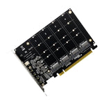 بطاقة مصفوفة أقراص PH44 NVME 4 PCI-E لتقسيم الإشارة