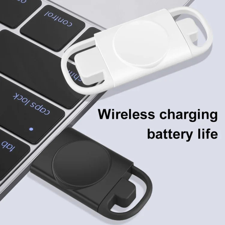 شاحن ساعة ذكية لاسلكي محمول USB+Type-C طراز T09-S لسلسلة ساعات سامسونج، لسلسلة ساعات سامسونج
