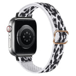 سوار ساعة نايلون خصر صغير لسلسلة Apple Watch، 7 45مم / 6&SE&5&4 44مم / 3&2&1 42مم، 7 41مم / 6&SE&5&4 40مم / 3&2&1 38مم