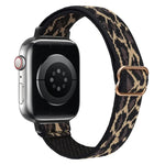 سوار ساعة نايلون خصر صغير لسلسلة Apple Watch، 7 45مم / 6&SE&5&4 44مم / 3&2&1 42مم، 7 41مم / 6&SE&5&4 40مم / 3&2&1 38مم