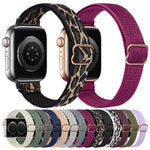 سوار ساعة نايلون خصر صغير لسلسلة Apple Watch، 7 45مم / 6&SE&5&4 44مم / 3&2&1 42مم، 7 41مم / 6&SE&5&4 40مم / 3&2&1 38مم