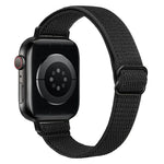 سوار ساعة نايلون خصر صغير لسلسلة Apple Watch، 7 45مم / 6&SE&5&4 44مم / 3&2&1 42مم، 7 41مم / 6&SE&5&4 40مم / 3&2&1 38مم