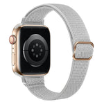 سوار ساعة نايلون خصر صغير لسلسلة Apple Watch، 7 45مم / 6&SE&5&4 44مم / 3&2&1 42مم، 7 41مم / 6&SE&5&4 40مم / 3&2&1 38مم